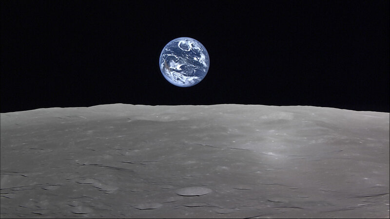 Earth from the Moon's surface