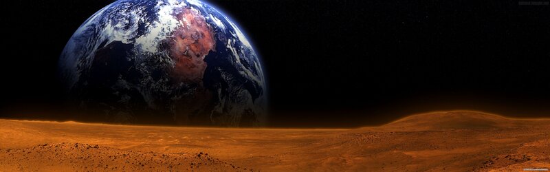 Earth from the Moon's surface