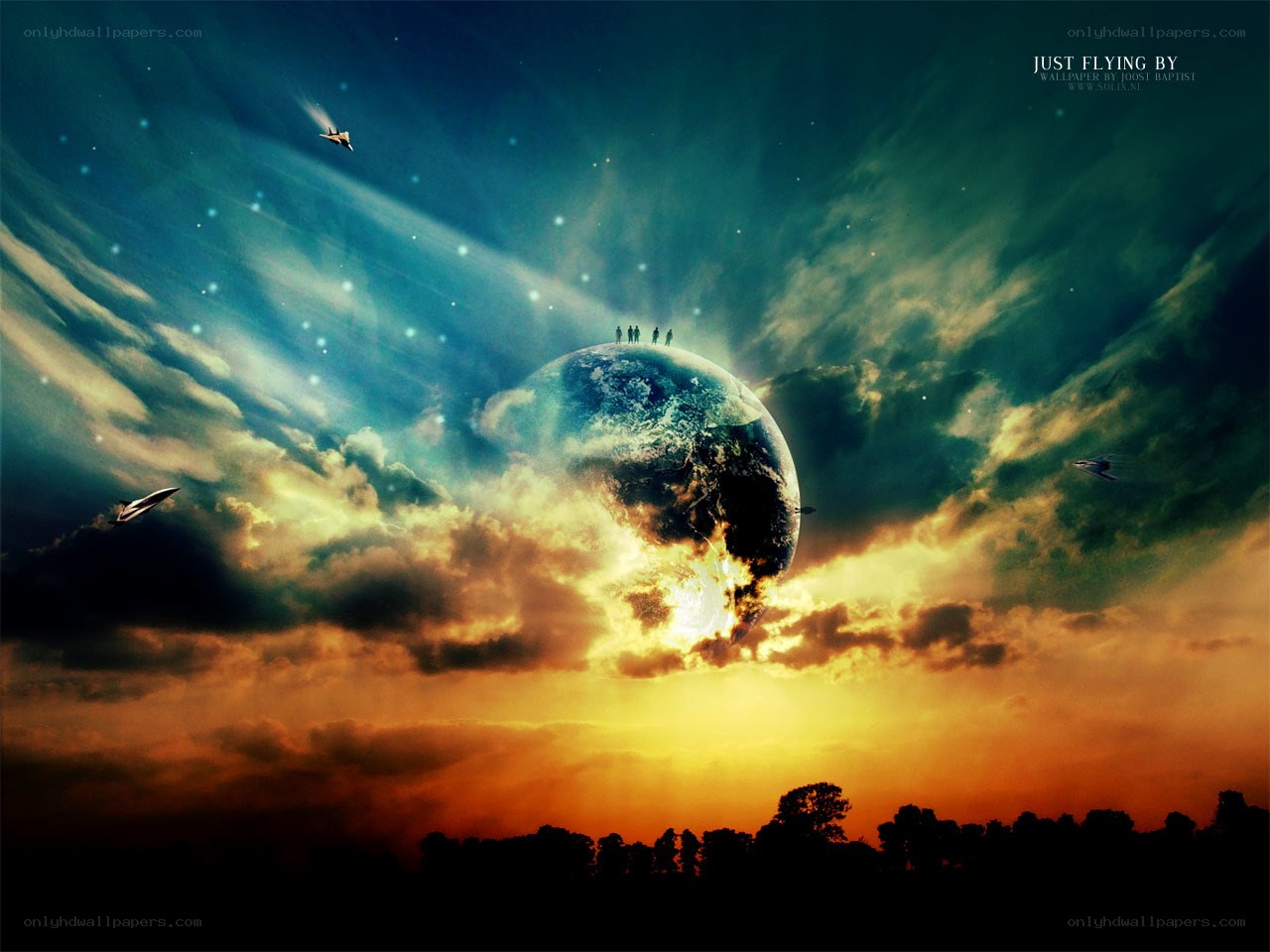 Earth from the sky