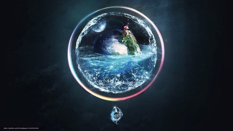 Earth in a bubble