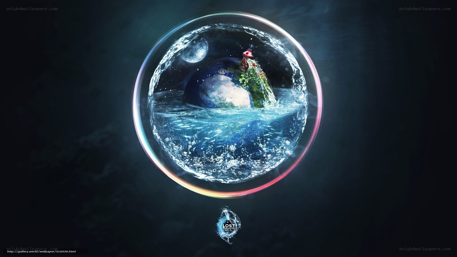 Earth in a bubble