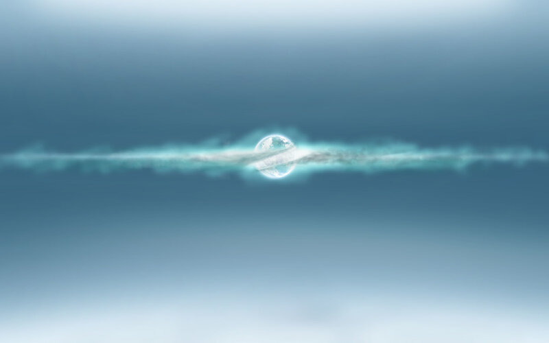 Earth in a cosmic stream