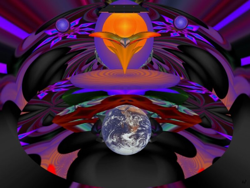 Earth in a Fractal Tunnel