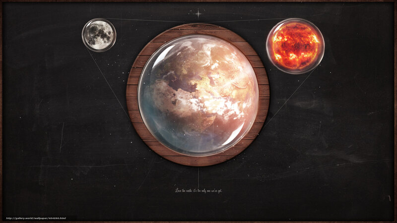 Earth in a Glass Dome — Black