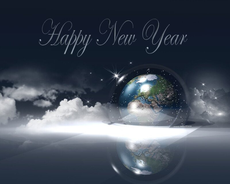Earth in a Glass Sphere — Blue, Serene