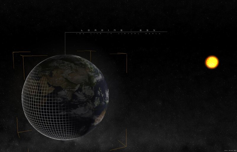 Earth in a virtual world