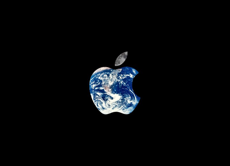 Earth in Apple Shape