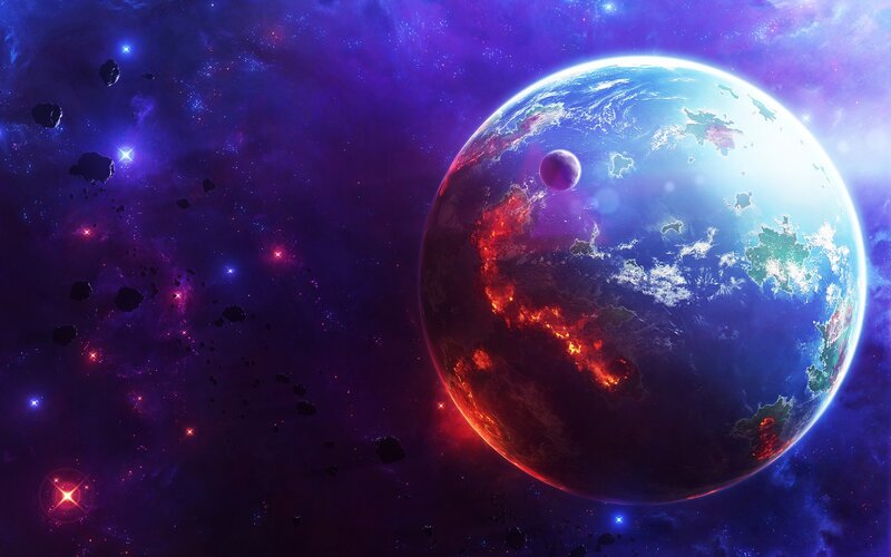 Earth in cosmic chaos