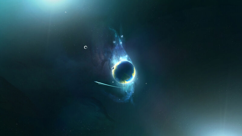 Earth in cosmic space
