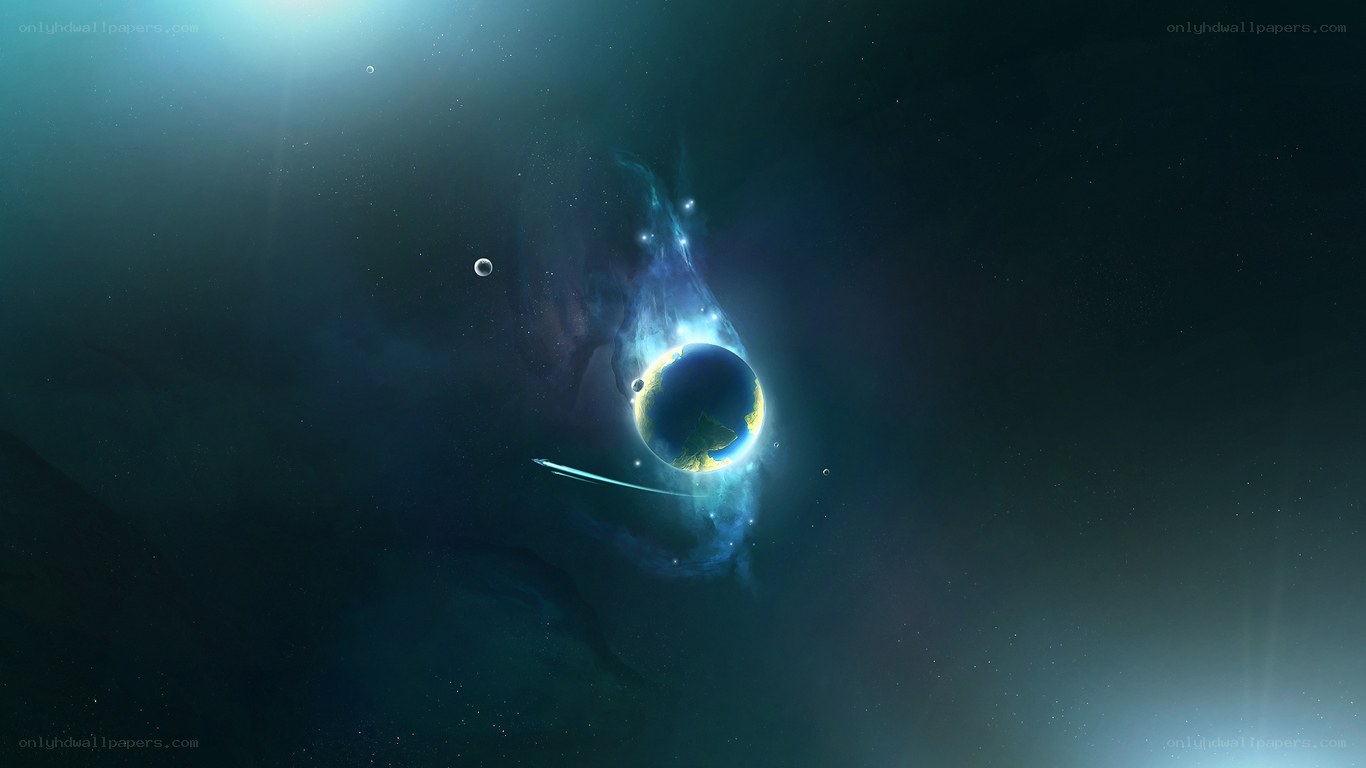 Earth in cosmic space
