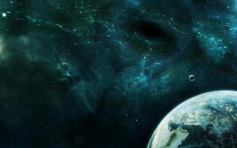 Earth in deep space