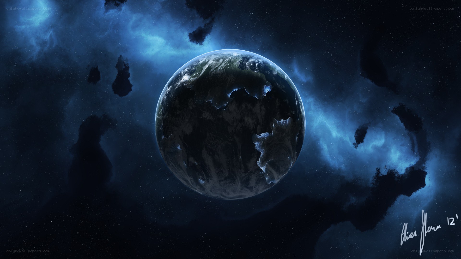 Earth in deep space