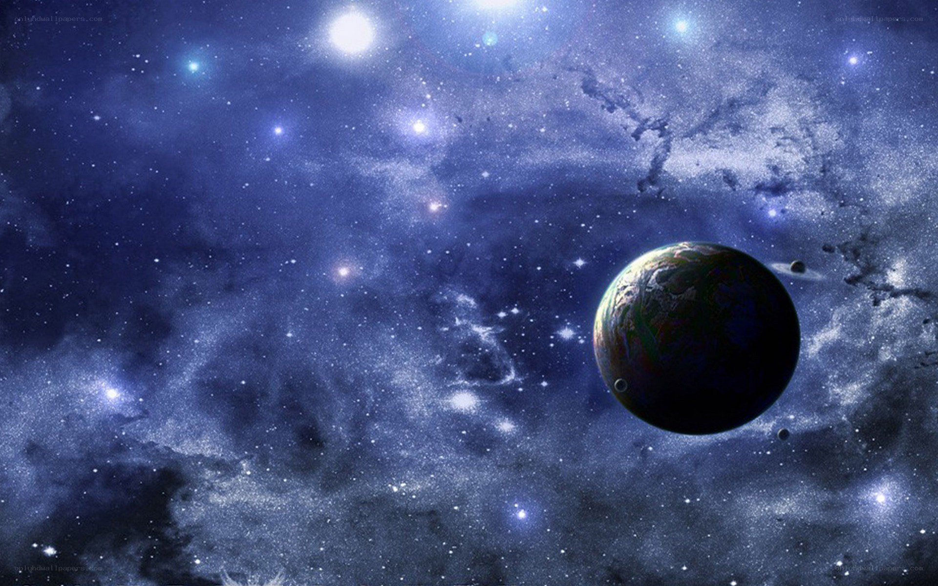 Earth in deep space