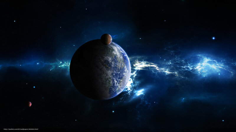 Earth in deep space
