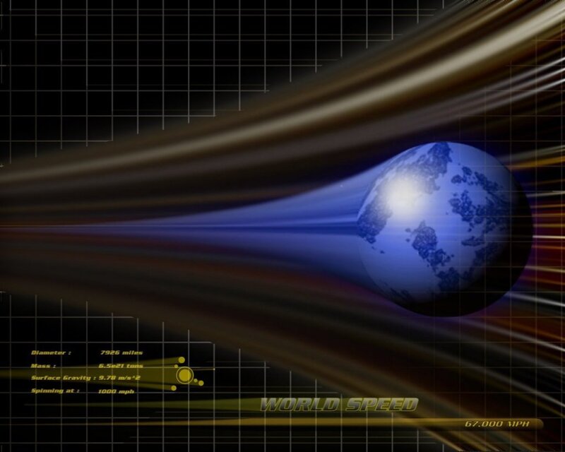 Earth in Space — Blue, Dramatic
