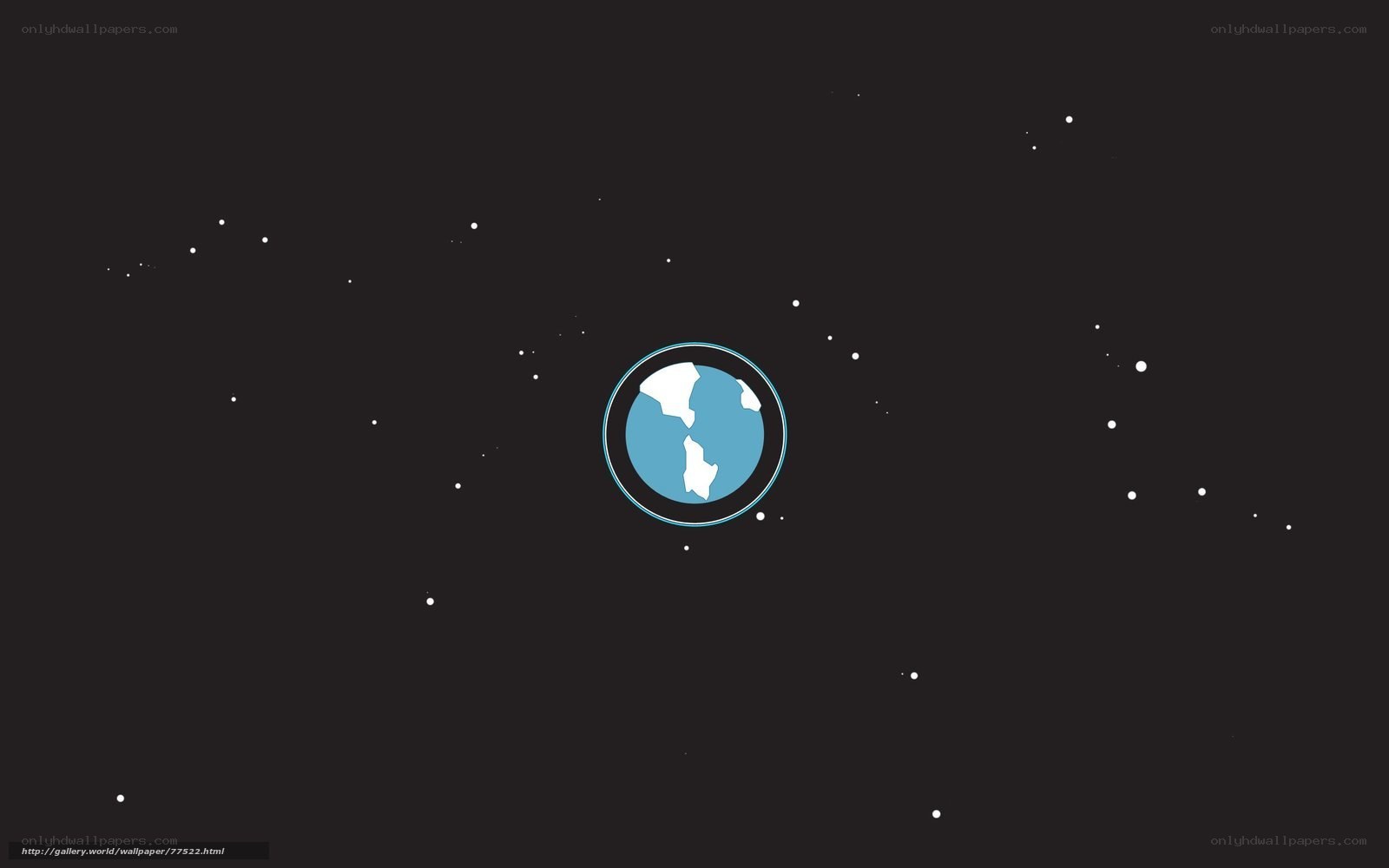 Earth in space wallpaper