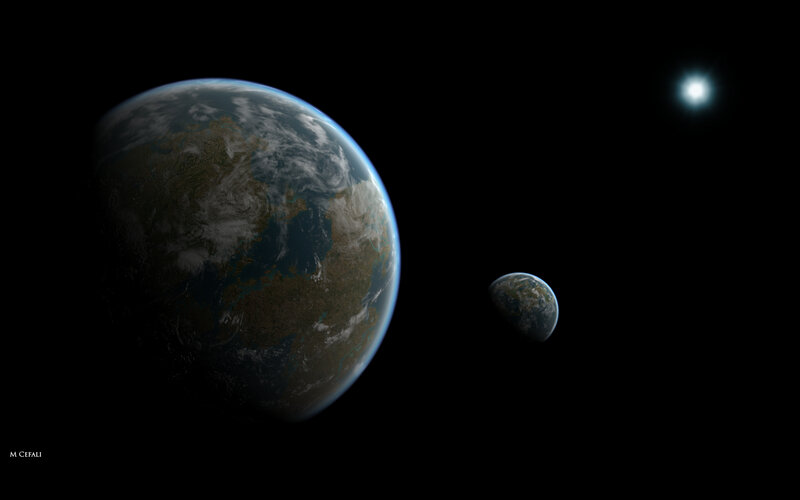 Earth-like planets in space