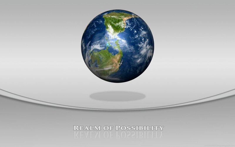 Earth on a platform