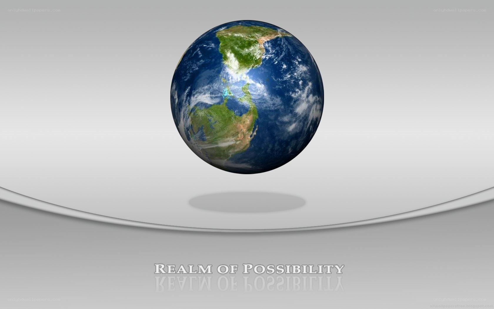 Earth on a platform