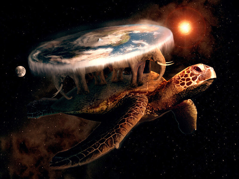 Earth on a turtle's back