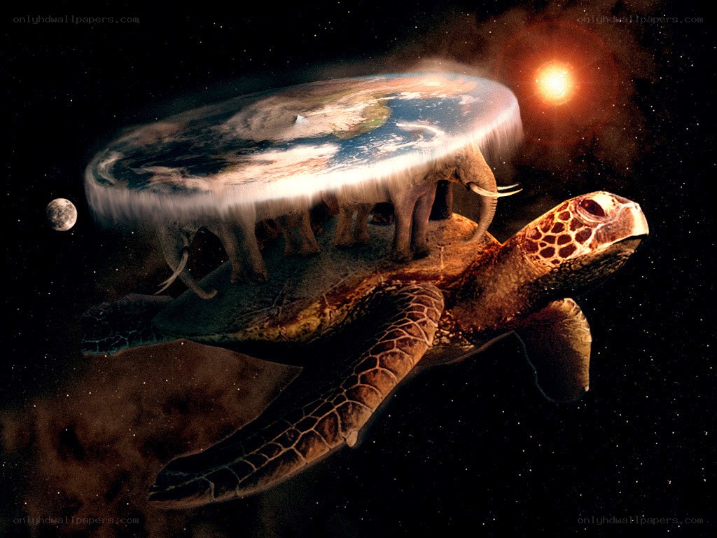 Earth on a turtle's back
