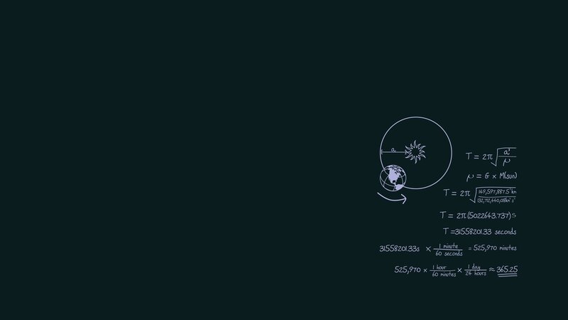 Earth Orbiting Sun