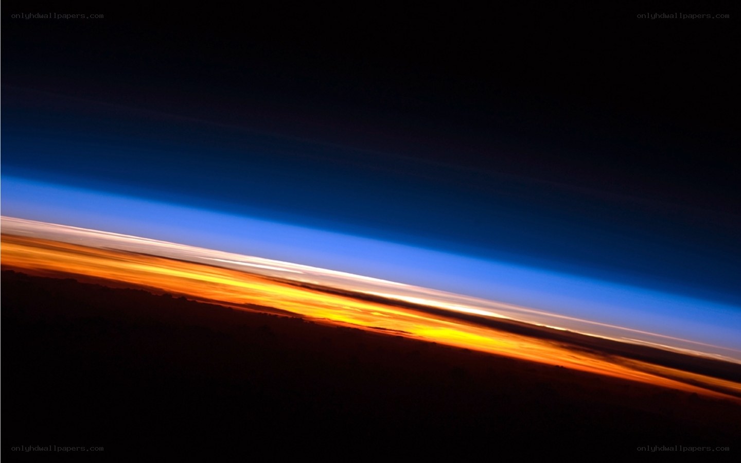 Earth's atmosphere from space