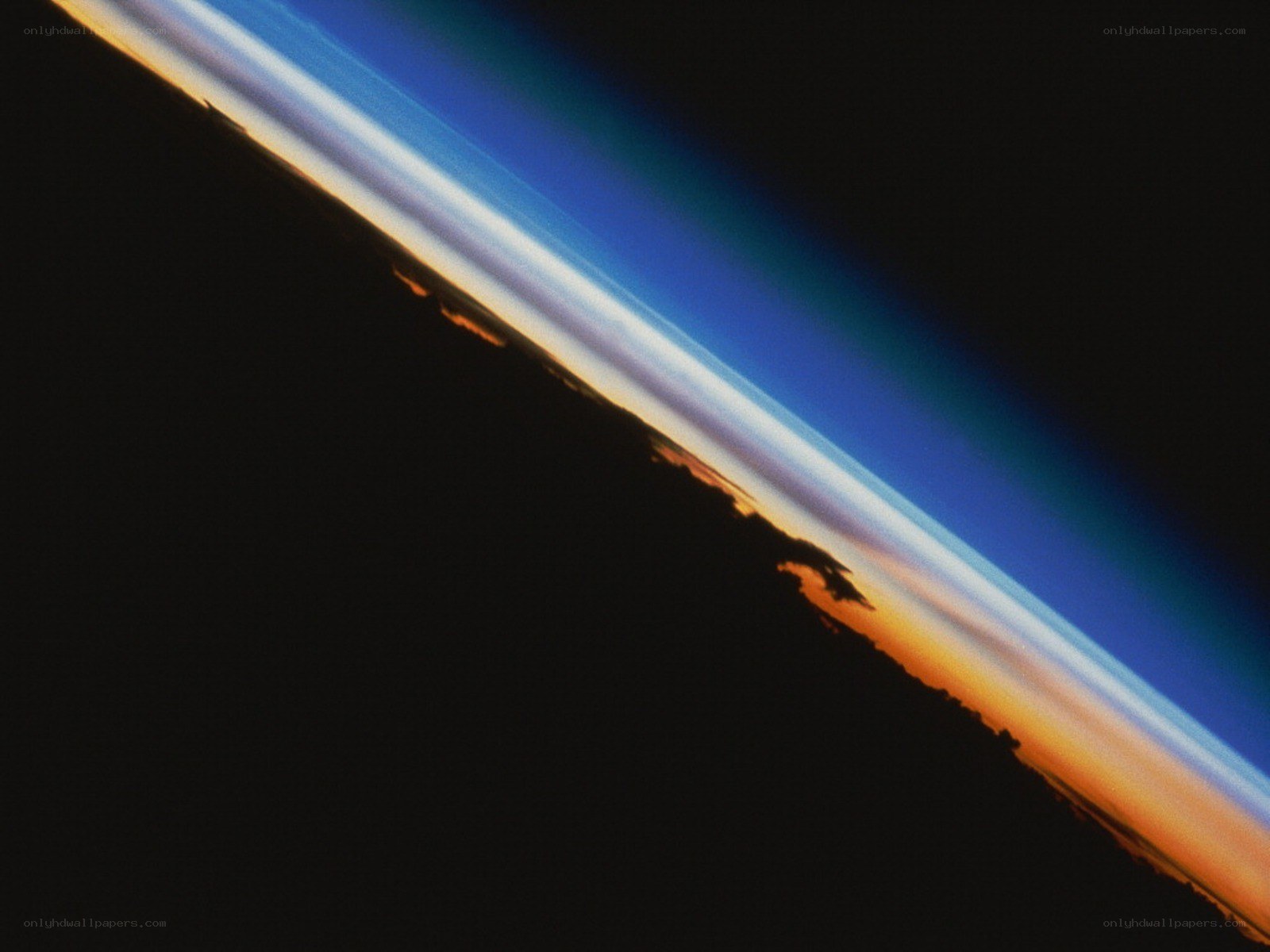 Earth's atmosphere from space