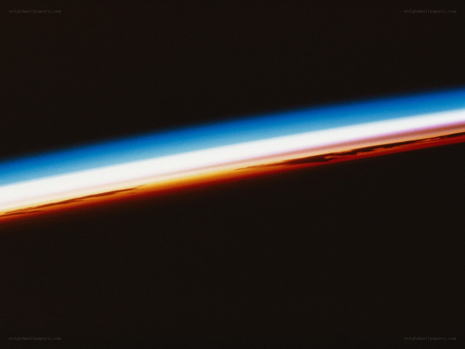 Earth's atmosphere from space
