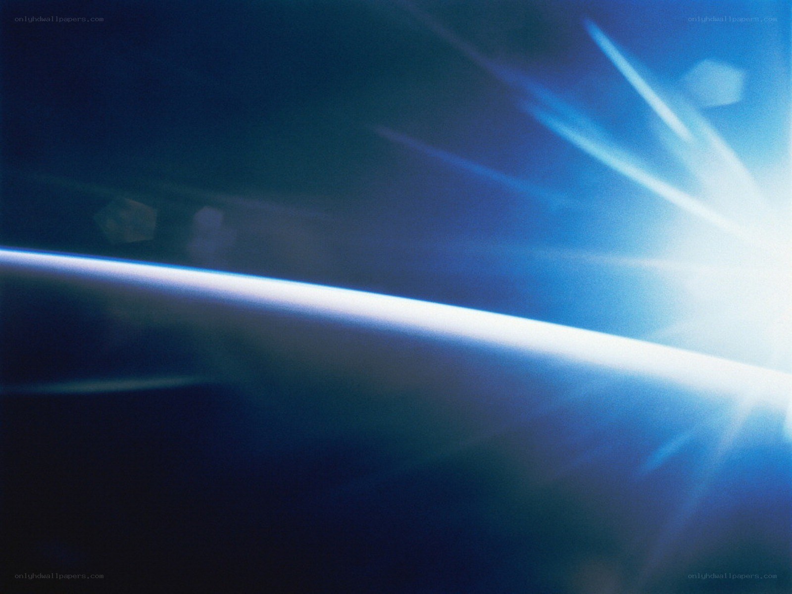 Earth's horizon from space