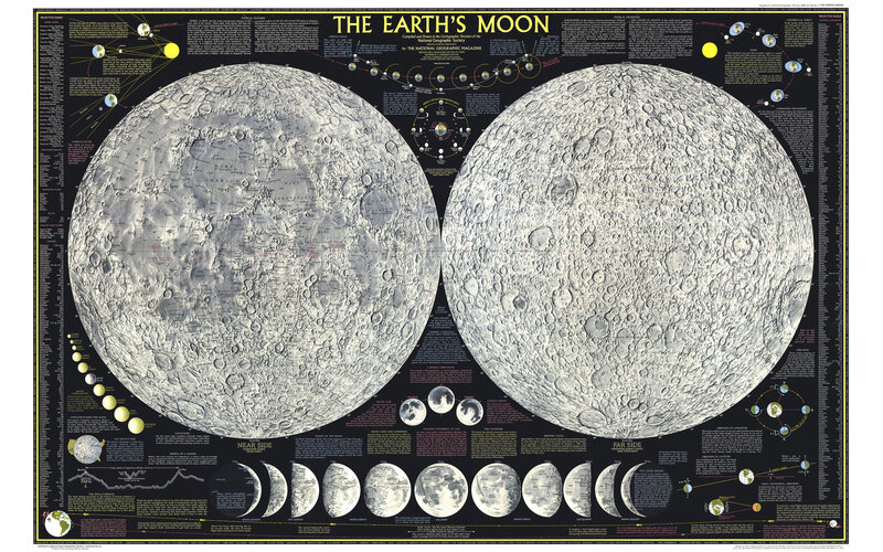 Earth's Moon Map