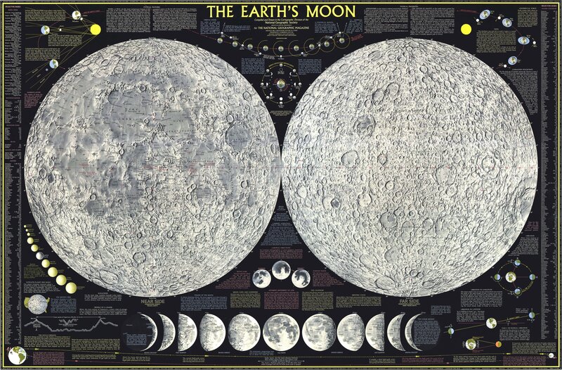 Earth's Moon Map
