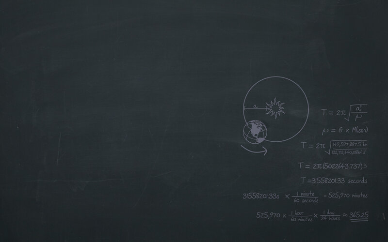 Earth's orbital period calculation
