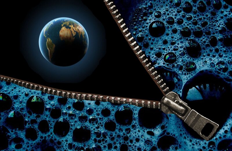 Earth Through Zipper