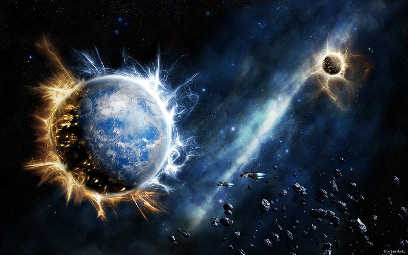 Earth under cosmic attack
