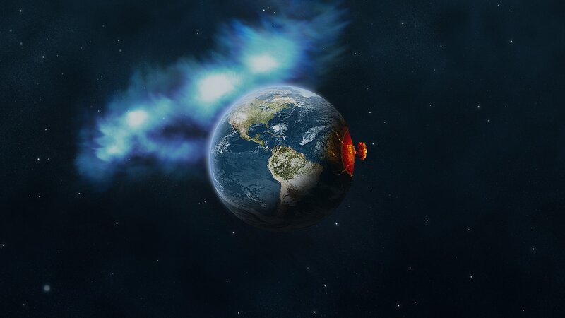 Earth under cosmic attack