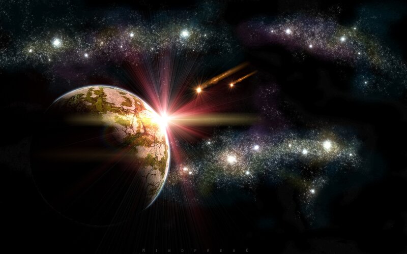 Earth under cosmic attack