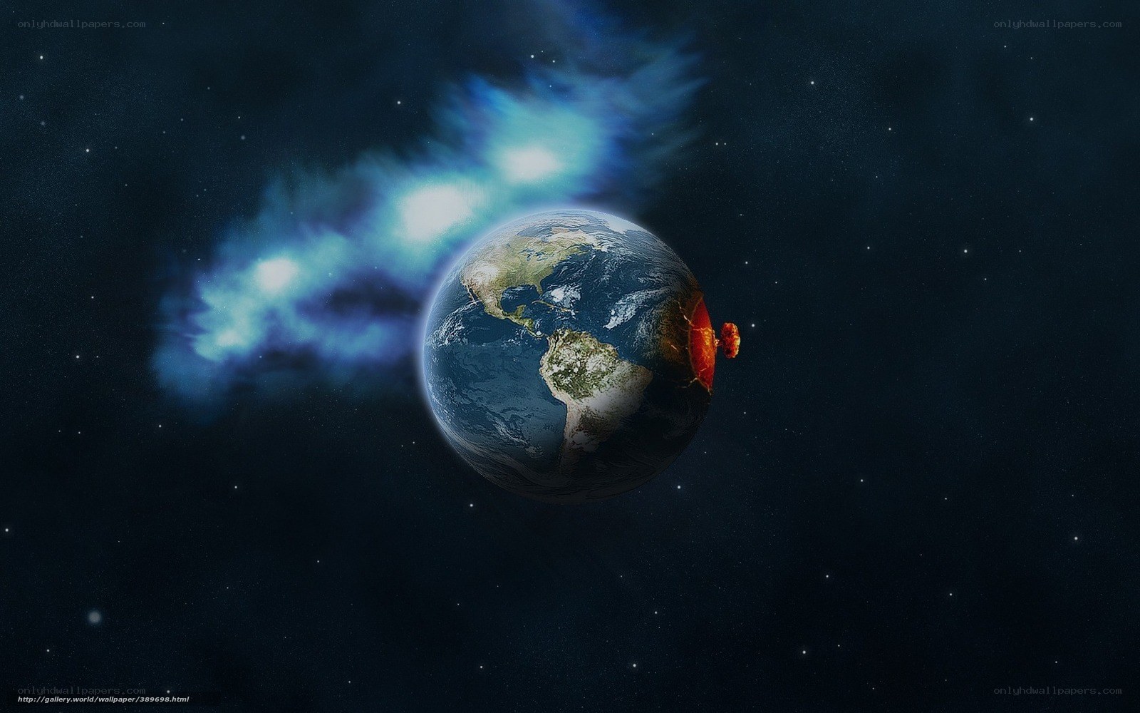 Earth under cosmic attack