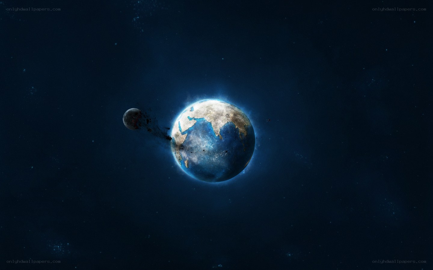 Earth under cosmic impact
