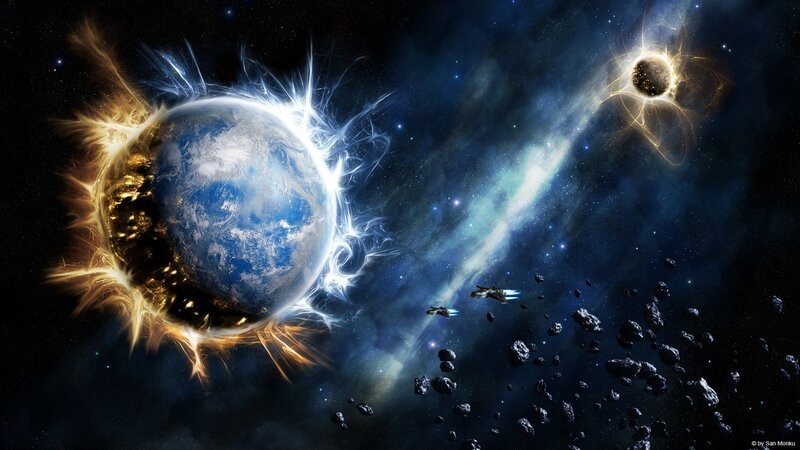 Earth under cosmic storm
