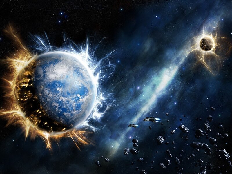 Earth under cosmic storm