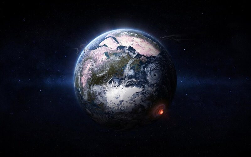 Earth under cosmic threat