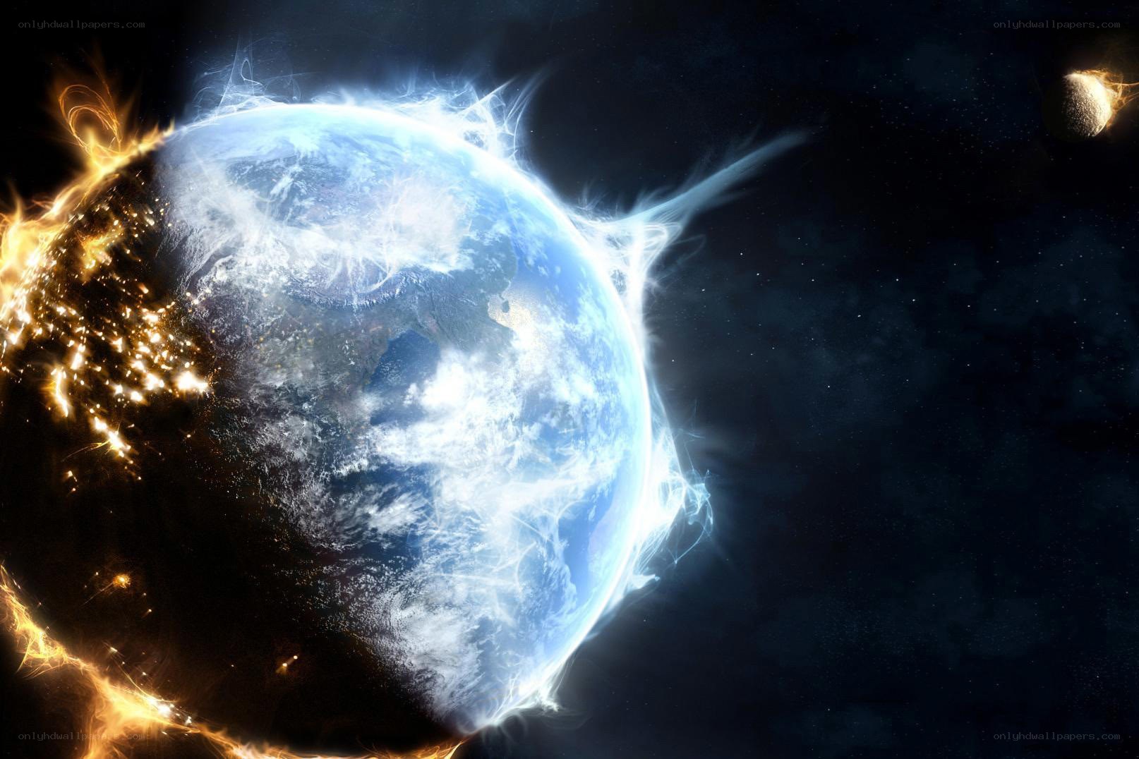Earth under solar storm