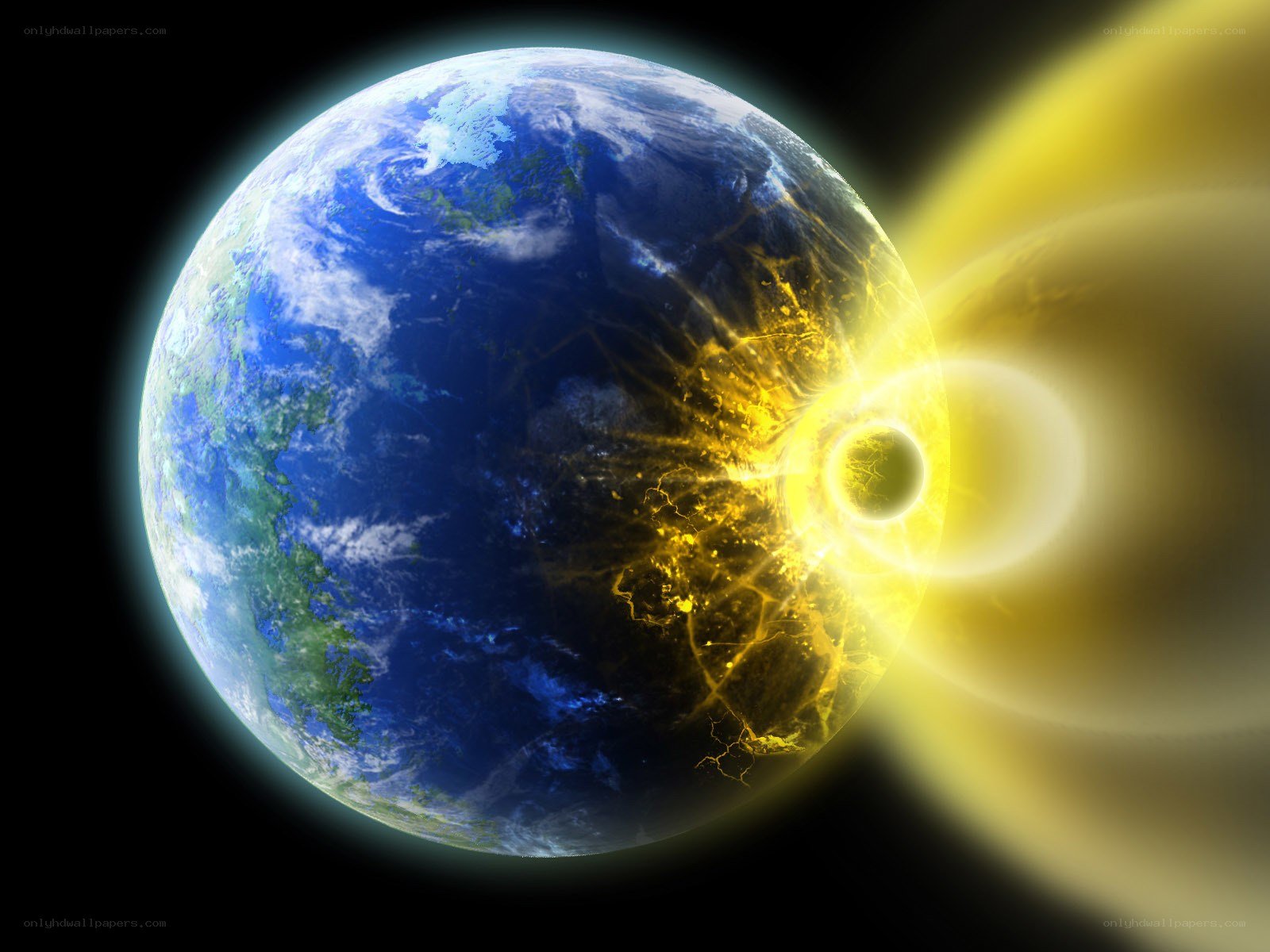 Earth under solar storm