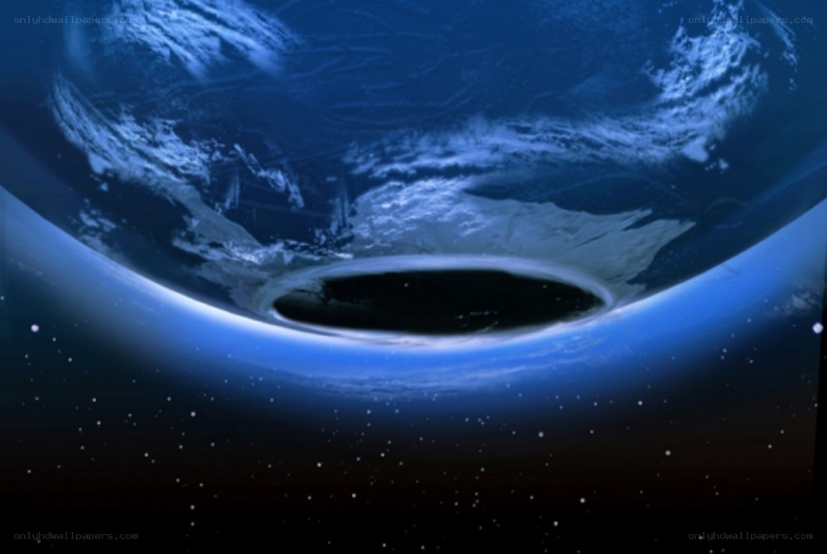 Earth with a black hole