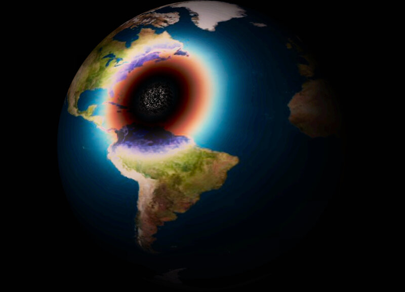 Earth with Black Hole