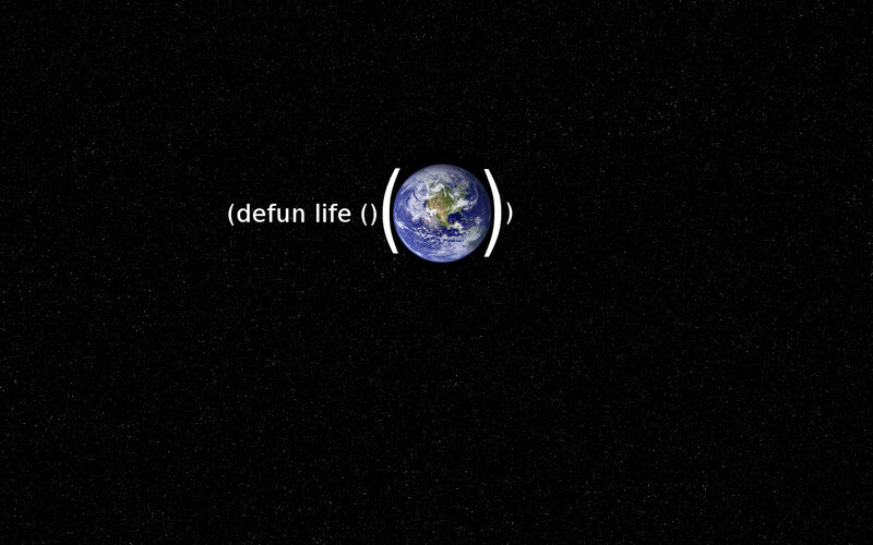 Earth with code syntax