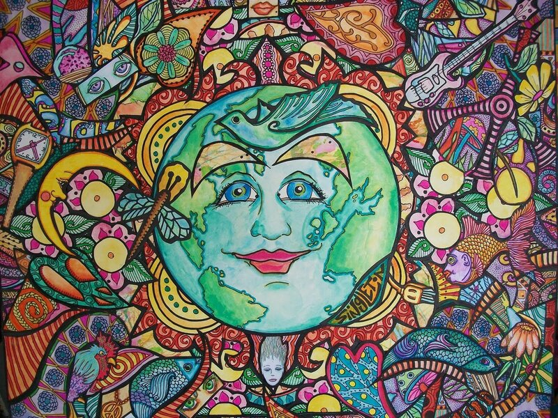 Earth with Face