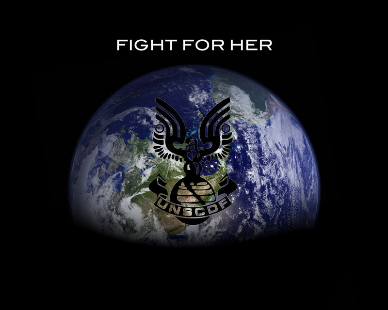 Earth with Logo