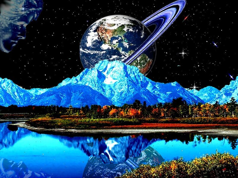 Earth with Rings